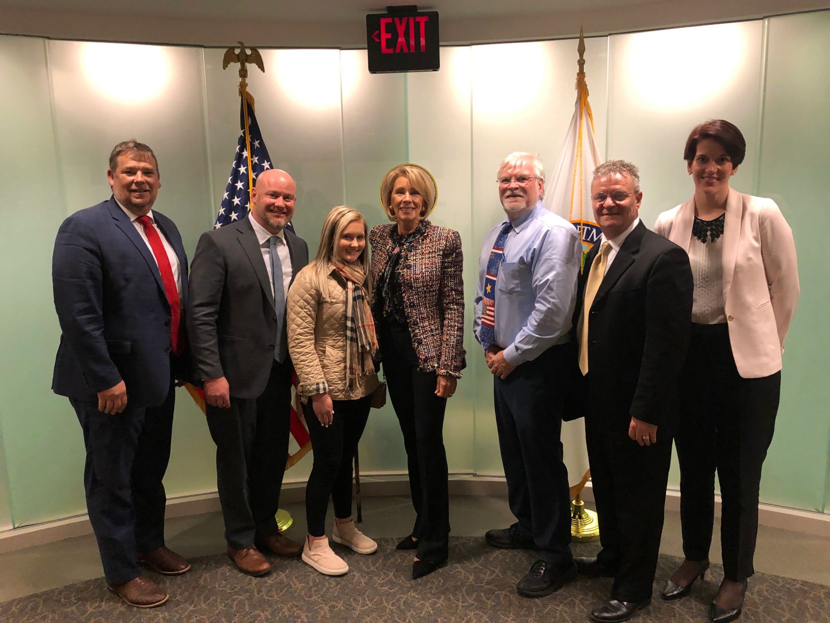 Floyd County School officials in Washington DC